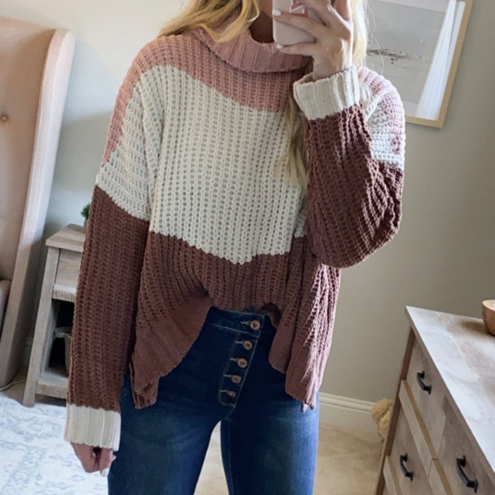 Typically Blush Neapolitan Sweater